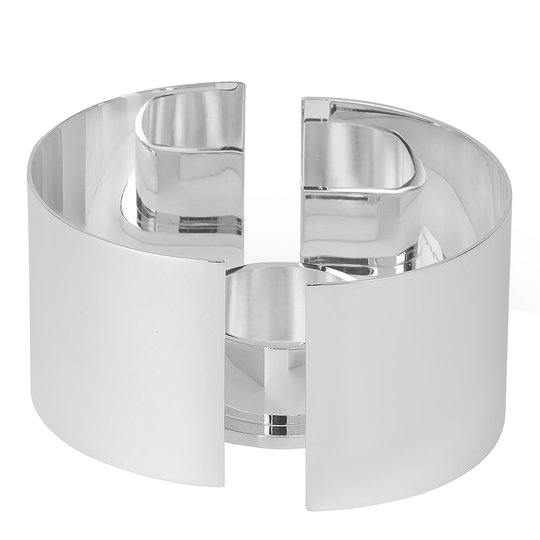 Skultuna - Infinity Ljuslykta 3 delar 6 cm Silver