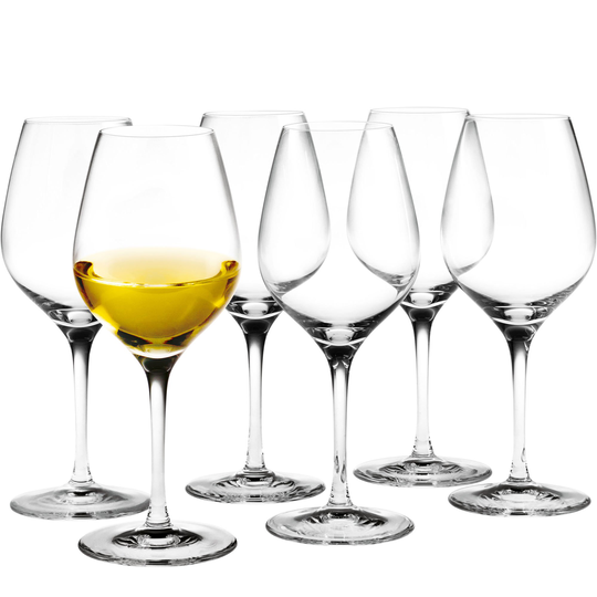 Holmegaard Cabernet Dessertvinglas 28 cl 6 st, Klar