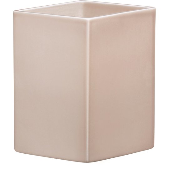 Iittala Ruutu keramik vas 22,5 cm., Beige