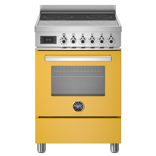 Bertazzoni PRO64I1EGIT Professional induktionsspis med singelugn, 60 cm, gul