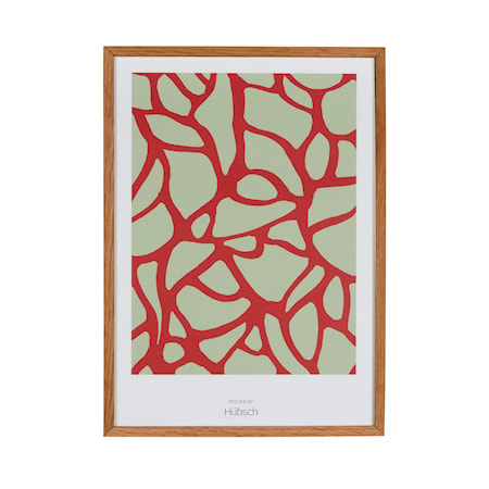 Ramme, egetræ, natur, FSC, medium, m/foto