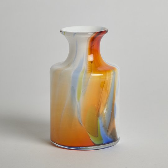 Holmegaard - Flerfärgad Vas i Glas, Holmegaard