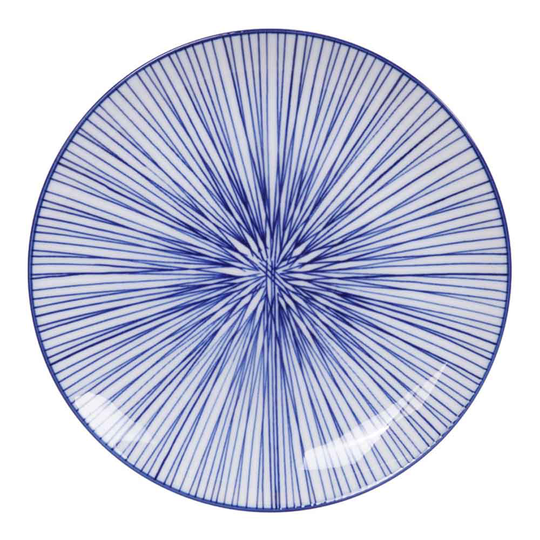 Tokyo Design Studio - Nippon Blue Tallrik 20 cm Lines