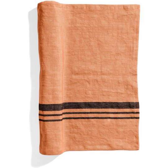 Top Drawer Bordslöpare LIFT i linné, stripe, Dry Terracotta