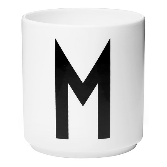 Design Letters - Design Letters Mugg M Vit