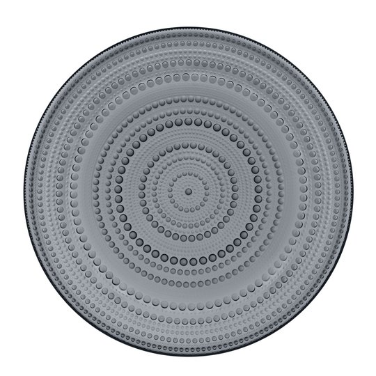 Iittala - Kastehelmi Tallrik 31,5 cm Mörkgrå