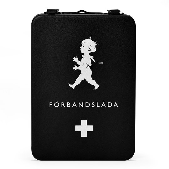 Solstickan - Förbandslåda/Medicinskåp Svart
