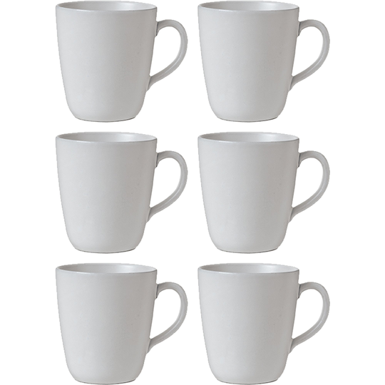Aida RAW mugg med öra, 6 st, arctic white