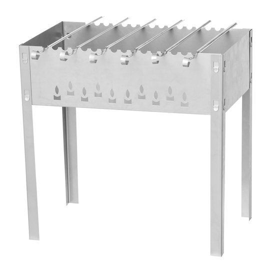 Mustang - Kolgrill med 6 spett