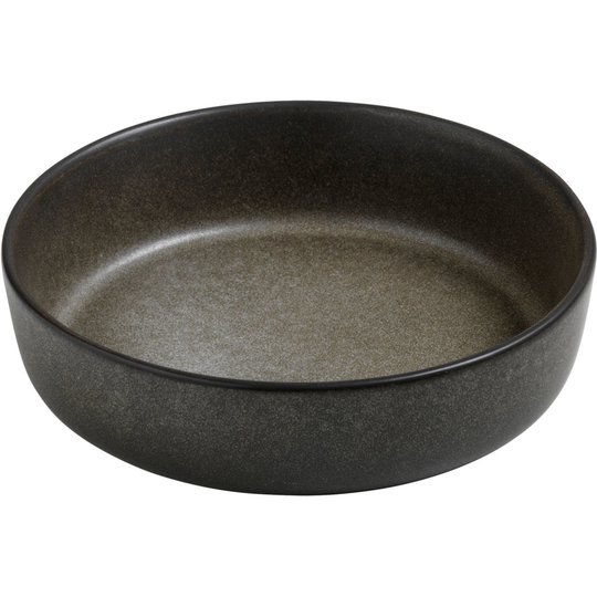 Aida Raw djup tallrik i stengods 20 cm., skogsbrun