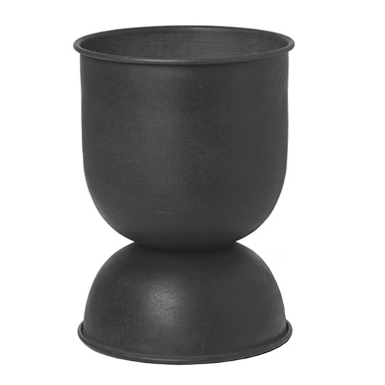 Ferm Living - Hourglass Kruka 30 cm Svart