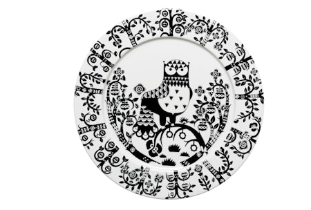 Taika Tallrik flat 30 cm svart