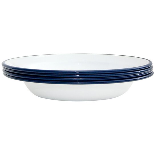 Kockums Jernverk Djup tallrik 22 cm 4 st, Vit
