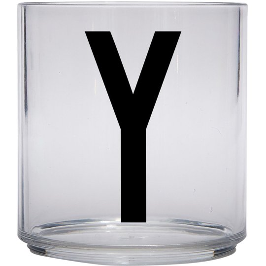 Design Letters Tritan Plastglas barn, Y