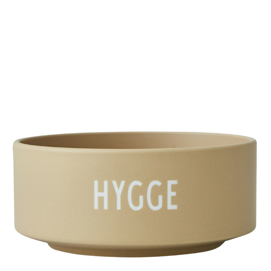 Design Letters - Snacksskål 12,6 cm Hygge Beige