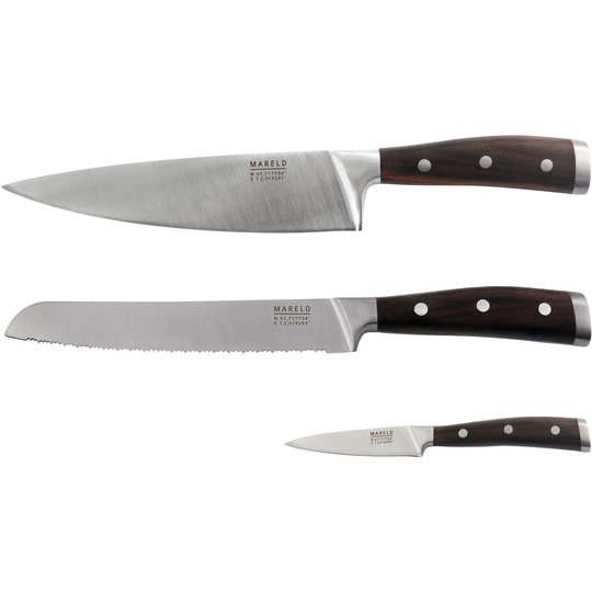 Mareld Knivset Sandelträ 3 delar