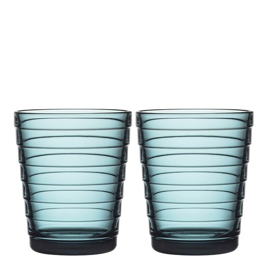 Iittala - Aino Aalto Glas 22 cl 2-pack Havsblå