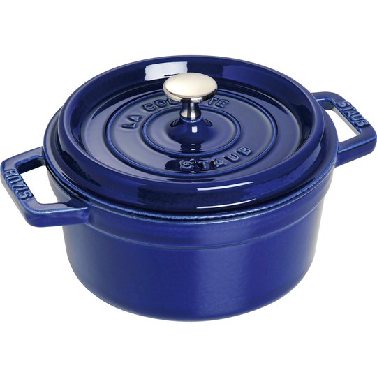 Staub Rund Gryta 22 cm 2,6 liter Blå