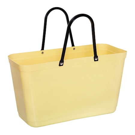 Väska Stor Green Plastic Citrongul