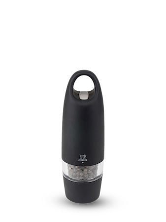 Zest Soft Touch Elektrisk Pepparkvarn Svart 18 cm