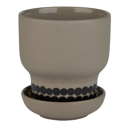 Marimekko - Räsymatto Kruka 9,5x10,6 cm Beige/Svart