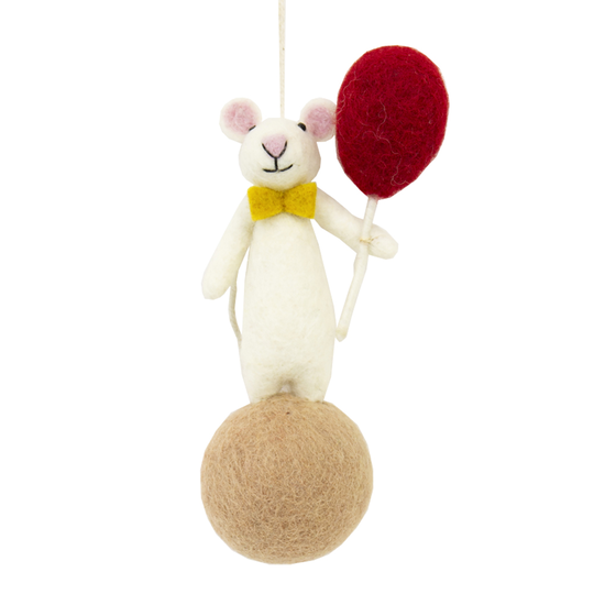 Afroart - Mobil Mus med Ballonger 21 cm