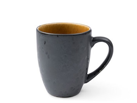 Mugg 30cl svart/amber BITZ