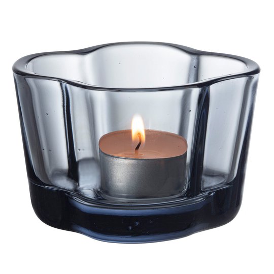 Iittala Alvara Aalto Collection Återvunnet glas Ljuslykta 6 cm.