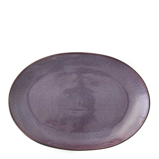 Bitz - Bitz Fat Oval 36x25 cm Svart/Lila