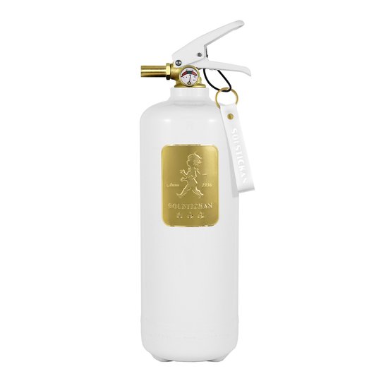 Solstickan - Brandsläckare 2 kg Vit/Guld