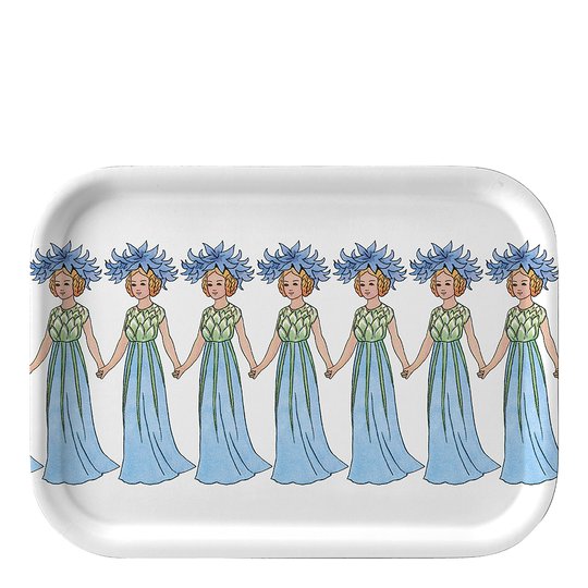 Design House Stockholm - Elsa Beskow Bricka 20x27 cm Blåklint