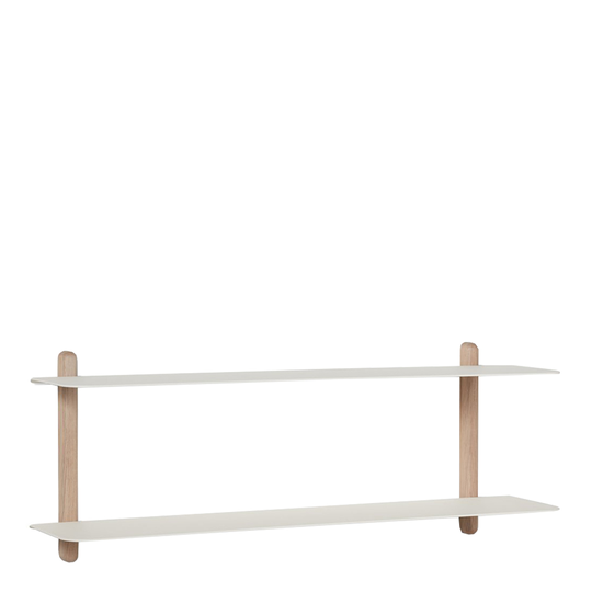 Gejst - Nivo Hylla F 64 Ljus ek/Vit