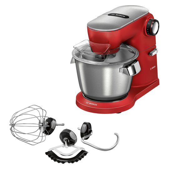 Bosch MUM9A66 OptiMUM köksmaskin, cherry röd