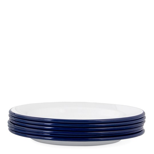 Kockums - Kockums Tallrik 24 cm 6-pack Vit