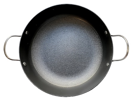 Traktörpanna Ø 30 cm Gjutjärn med Honeycomb mönster