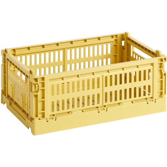 HAY Colour Crate förvaringslåda small, dusty yellow