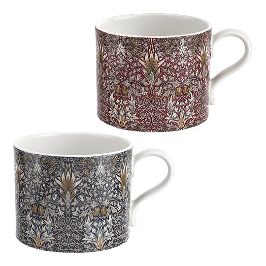Morris & Co - Pure Morris Mugg 2-pack Snakeshead Röd & Brun