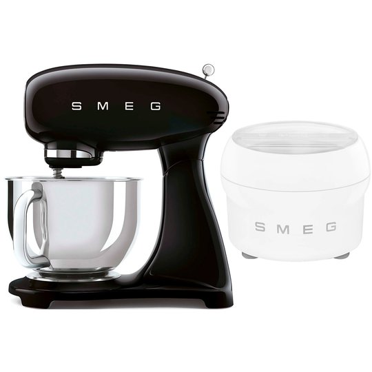 Smeg Köksmaskin och Glassmaskin, Svart