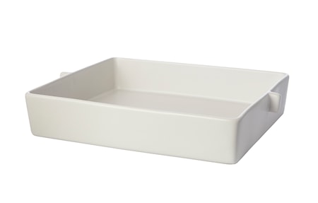 Ugnsform 25x34x6 cm Vit