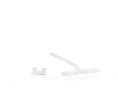 Rim Skrapa m hållare 22cm Vit