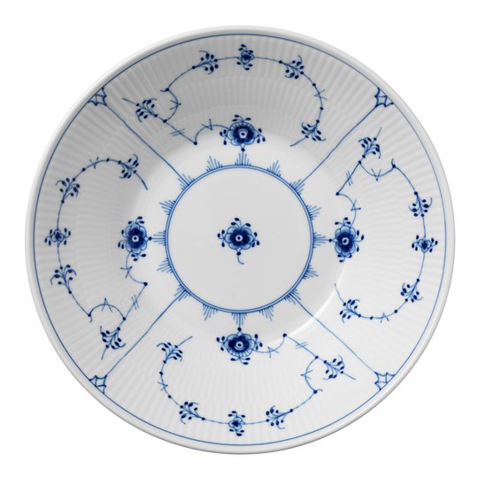 Royal Copenhagen - Blue Fluted Plain Tallrik djup 24 cm