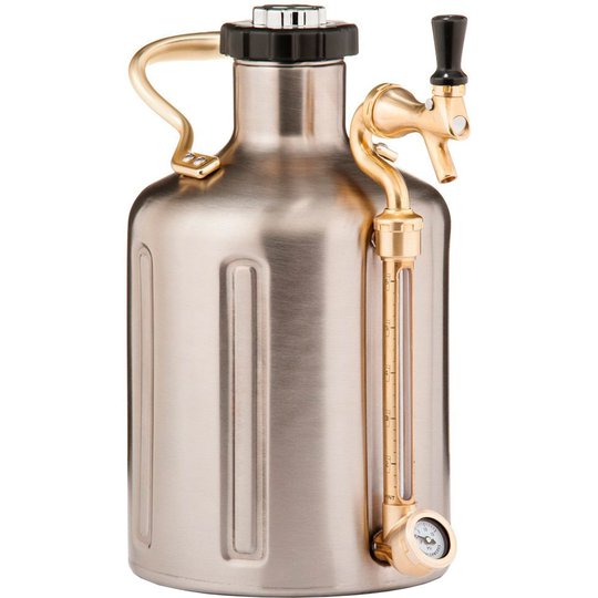 GrowlerWerks uKeg Pro 128 rostfritt stål 3,8 liter