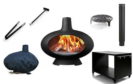 Forno Komplett Grillpaket Stor Svart