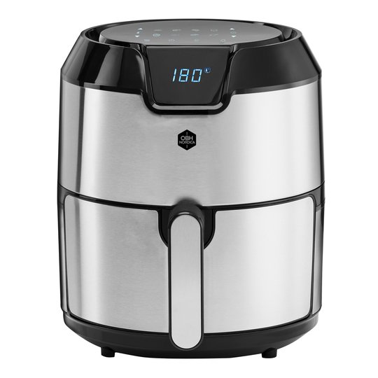 OBH Nordica - Easy Fry Airfryer Deluxe Varmluftsfritös Rostfri