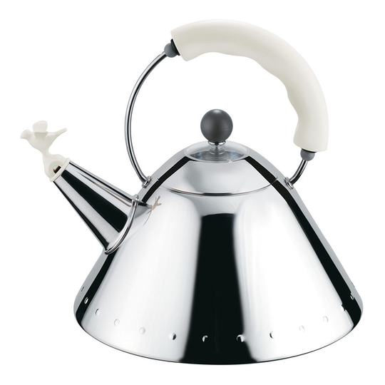 Alessi - Alessi Vattenkokare Fågel 2 L Rostfri/Vit