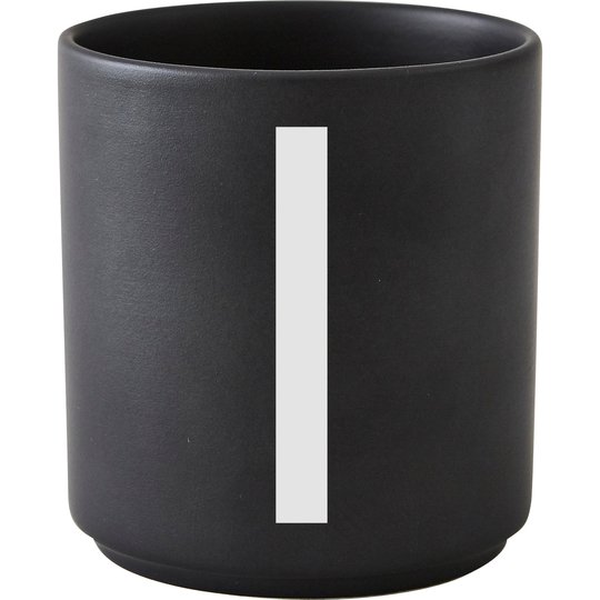 Design Letters Porslinsmugg Svart, I