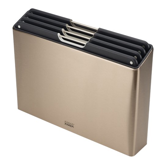 Joseph Joseph - Folio Skärbrädeset Steel 4-pack Guld Guld