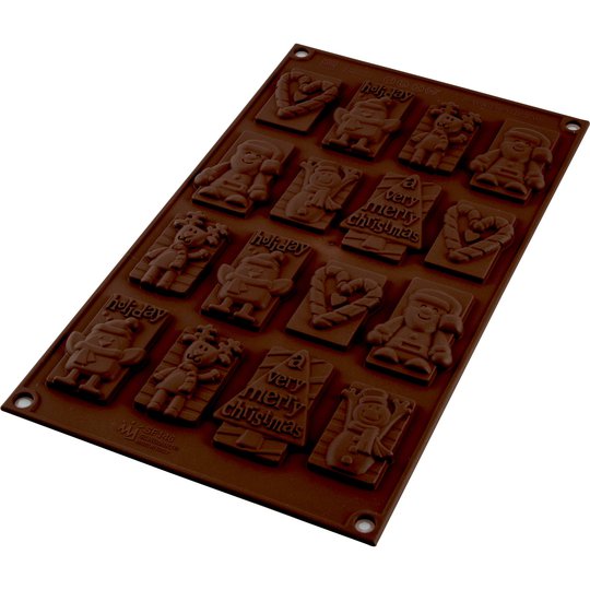 Silikomart Easy Choc Pralinform ChristmasChocotags