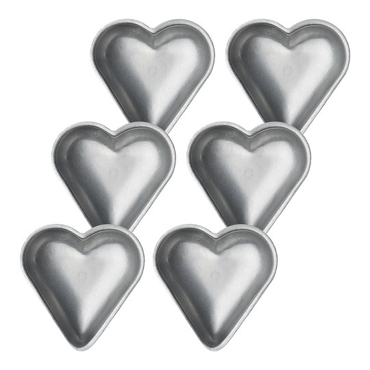 GastroMax - Vaniljhjärtsformar 6-pack