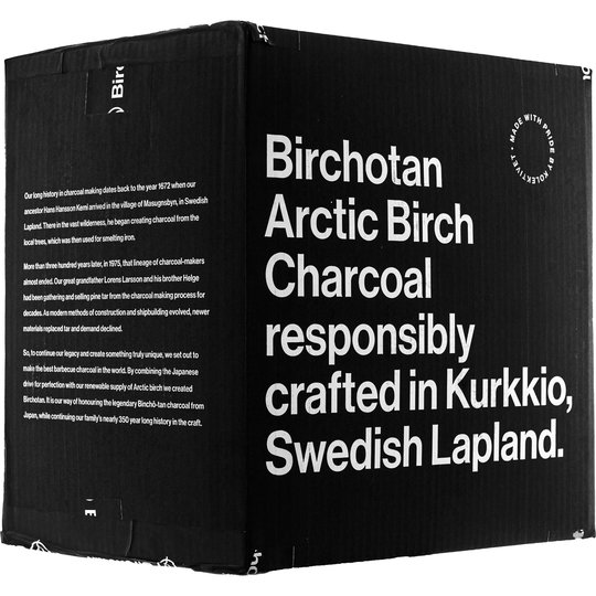 Birchotan Träkol av björk 7 kg